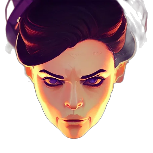 face, crown, mask, staff, concept art, comic book art, pixel art, fantasy art transparent PNG cut-out
