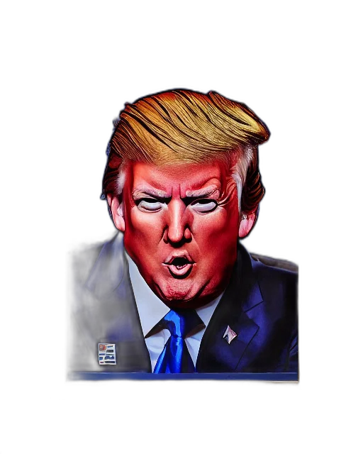 mask, face, hat, photorealistic, pixel art, cartoon, comic book art, presidential transparent PNG cut-out