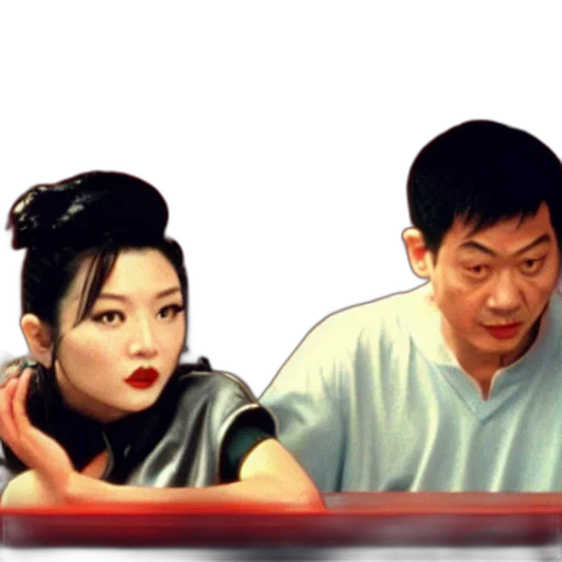 staff, face, photorealistic, oil painting transparent PNG cut-out