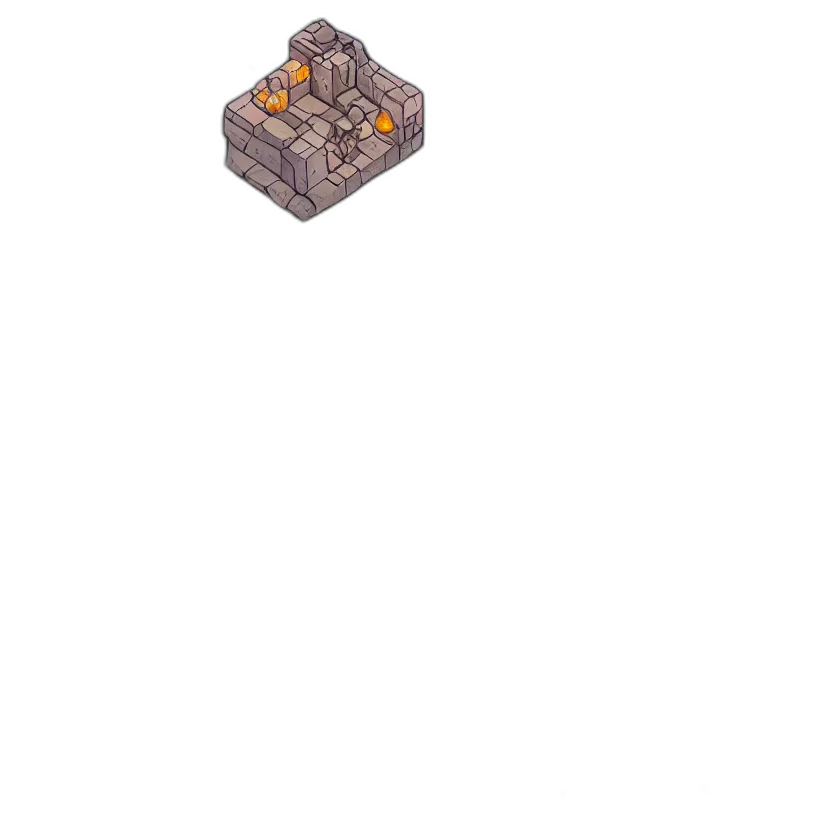 building, furniture, weapon, robot, pixel art, 3d render, concept art, fantasy art transparent PNG cut-out