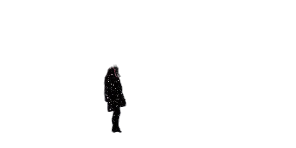dress, jacket, hair, umbrella, pixel art, concept art, 3d render, photorealistic transparent PNG cut-out
