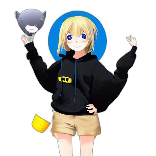 staff, jacket, anime, cartoon transparent PNG cut-out