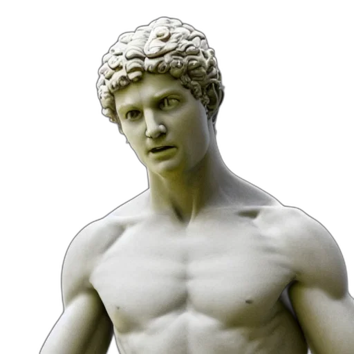 face, creature, animal, photorealistic, 3d render, vaporwave, concept art, render transparent PNG cut-out