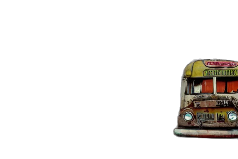 car, robot, staff, hat transparent PNG cut-out