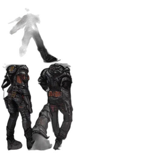 robot, jacket, creature, concept art, 3d render, cyberpunk, pixel art, outer space transparent PNG cut-out