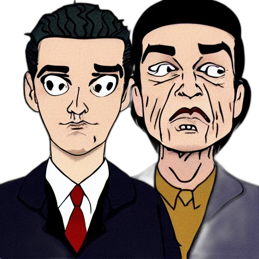 face, cartoon, comic book art, concept art transparent PNG cut-out