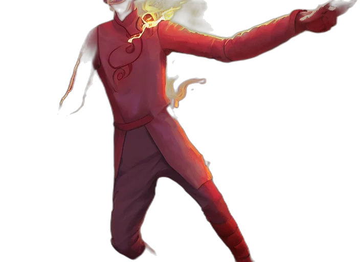 staff, dragon, jacket, mask, concept art, fantasy art, pixel art, anime transparent PNG cut-out