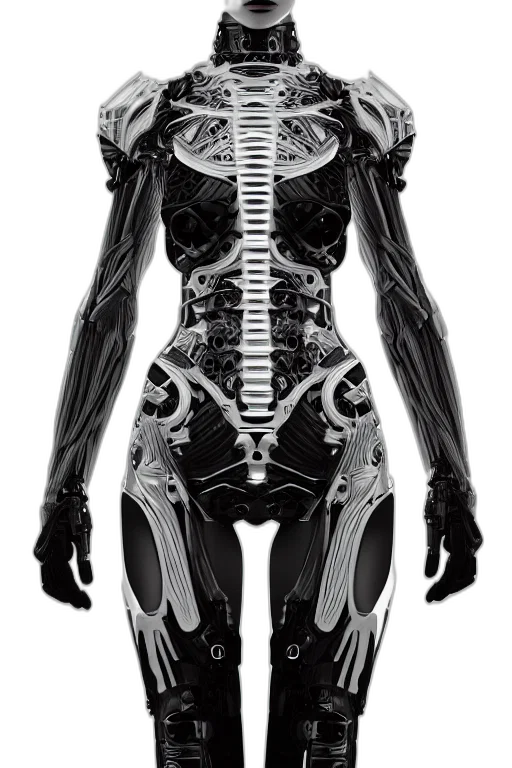 robot, dress, jacket, jewelry, cyberpunk, concept art, 3d render, comic book art transparent PNG cut-out