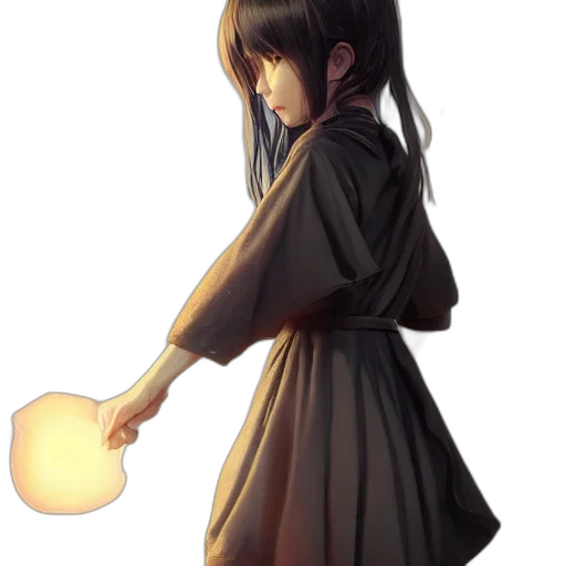 dress, staff, umbrella, weapon transparent PNG cut-out