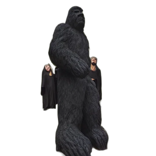 creature, animal, jacket, staff transparent PNG cut-out