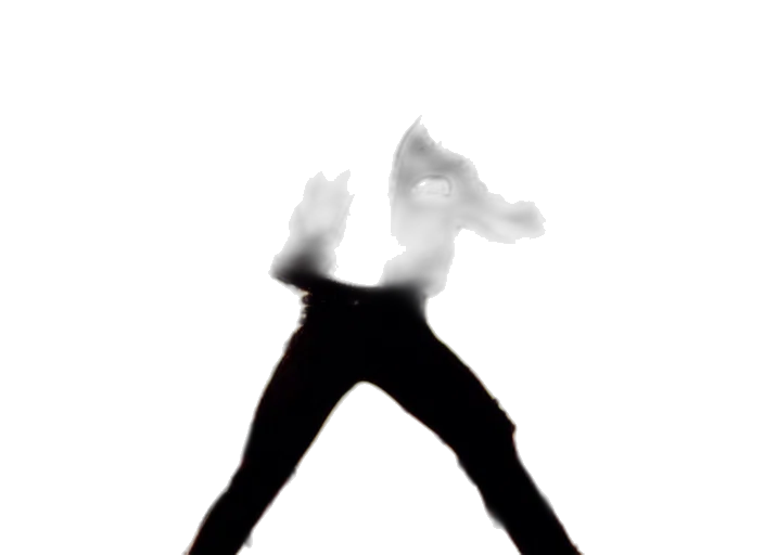 mask, shoes, staff, creature transparent PNG cut-out