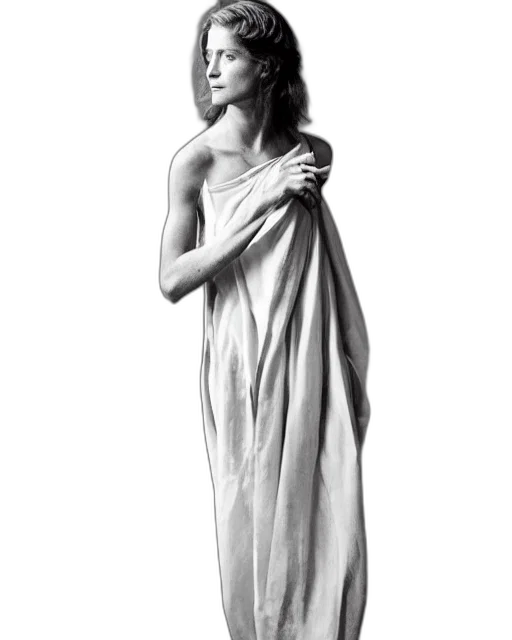 dress, staff, jewelry, creature transparent PNG cut-out