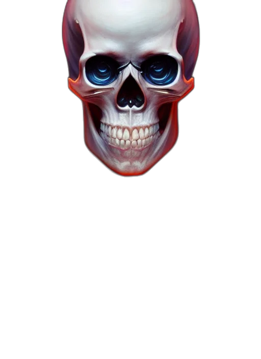 mask, face, creature, staff transparent PNG cut-out