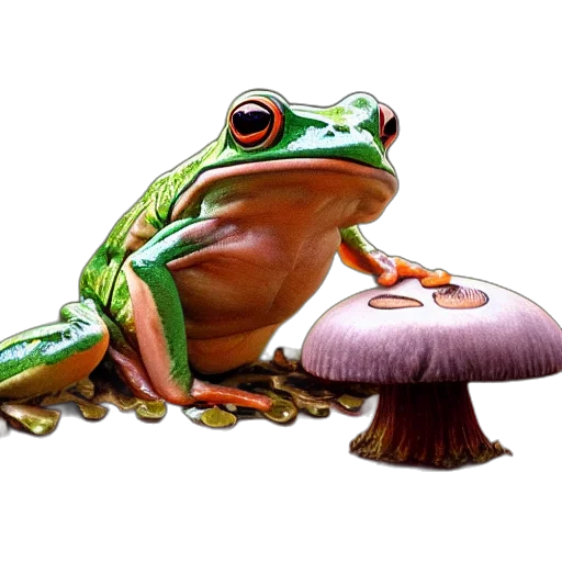 animal, creature, hat, staff, photorealistic, concept art, 3d render, watercolor transparent PNG cut-out
