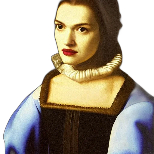 face, jewelry, dress, jacket, photorealistic, oil painting, 3d render, fantasy art transparent PNG cut-out