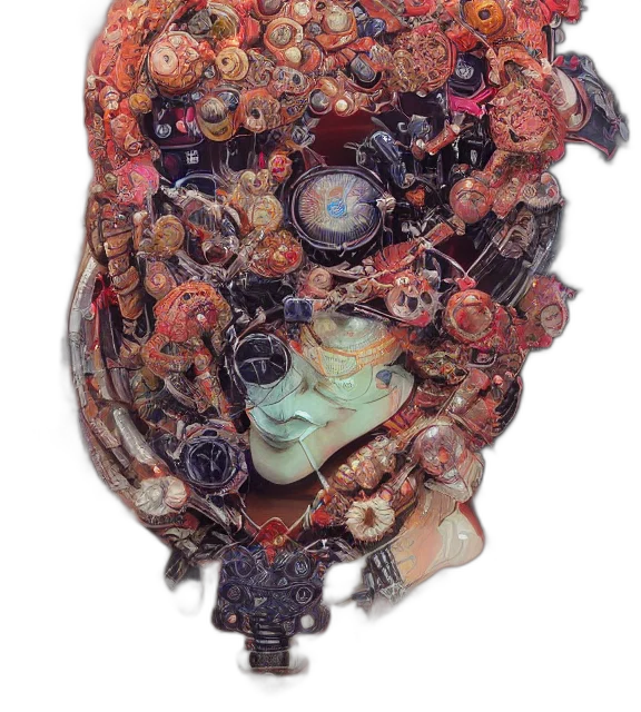 jewelry, mask, face, crown transparent PNG cut-out