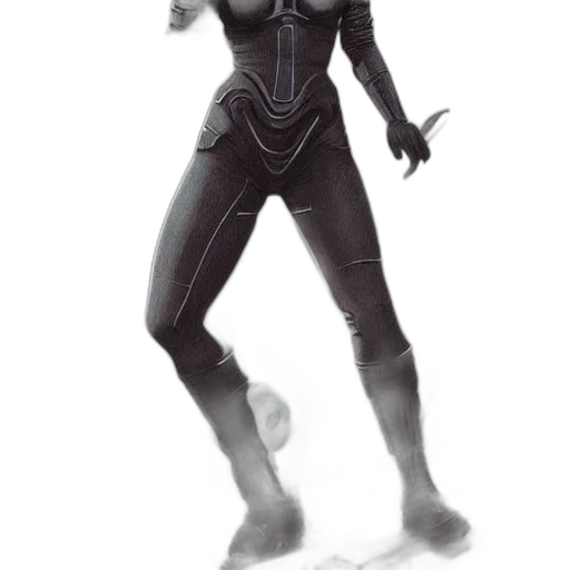 robot, mask, staff, jacket transparent PNG cut-out