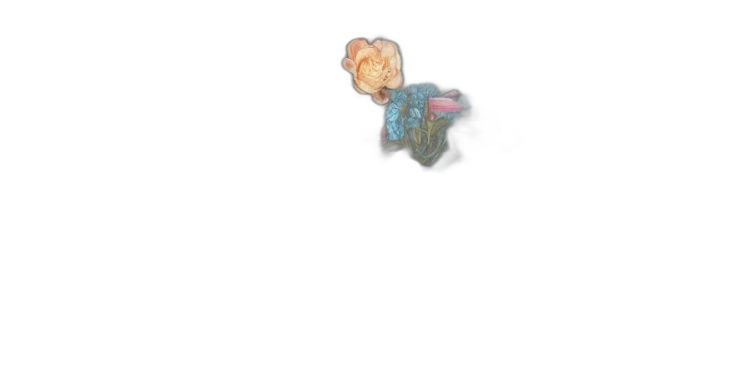 flower, jacket, robot, weapon, pixel art, 3d render, concept art, watercolor transparent PNG cut-out