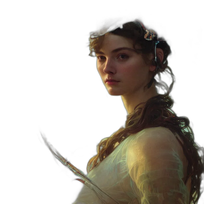 sword, crown, face, staff transparent PNG cut-out