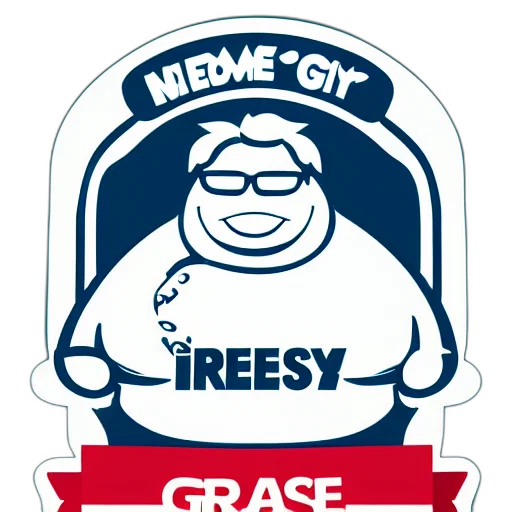 cartoon, concept art, fat, greasy, guy, round, glasses, magazine transparent PNG cut-out