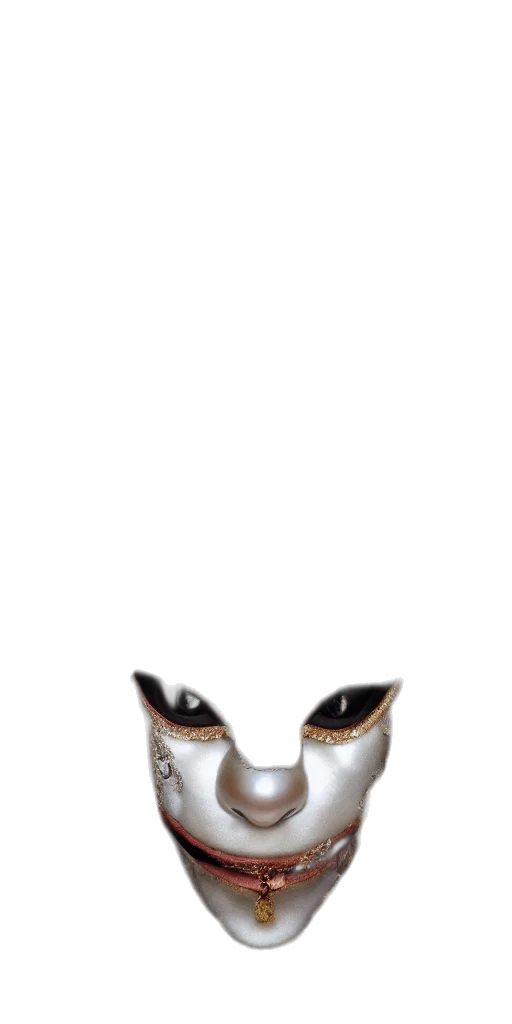 mask, face, animal, hat, photorealistic, 3d render, pixel art, concept art transparent PNG cut-out