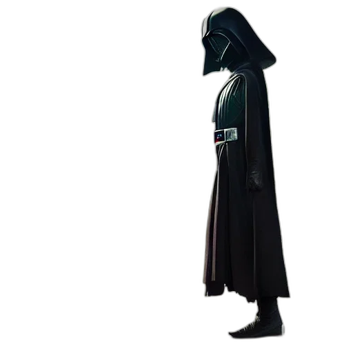 staff, jacket, mask, dress, concept art, matte, paintinh, darth transparent PNG cut-out