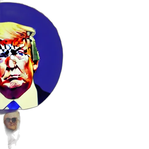 hat, mask, umbrella, weapon, concept art, portrait, donald, trump transparent PNG cut-out