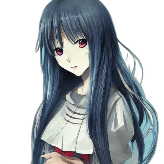 staff, hair, face, dress transparent PNG cut-out