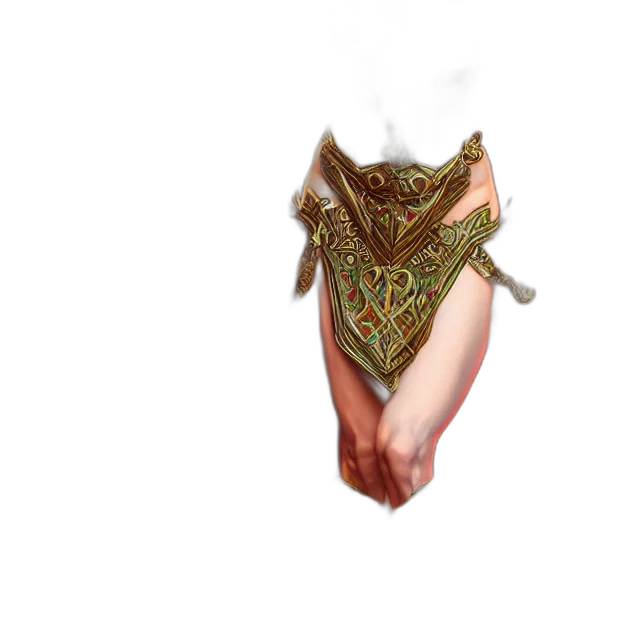 mask, dragon, dress, jewelry transparent PNG cut-out