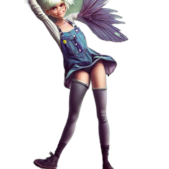 staff, concept art, fantasy art, 3d render, cartoon, full, body, pose transparent PNG cut-out