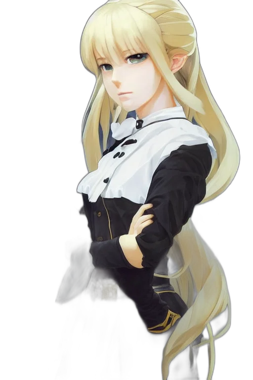 staff, dress, face, crown transparent PNG cut-out