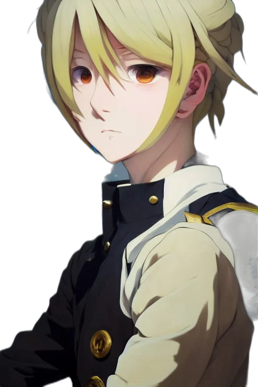 staff, face, jacket, crown transparent PNG cut-out