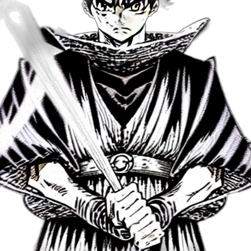 sword, staff, weapon, dragon, comic book art, anime, fantasy art, concept art transparent PNG cut-out