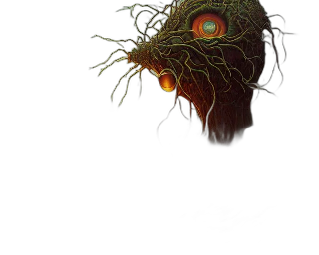 mask, creature, dragon, face, concept art, fantasy art, photorealistic, 3d render transparent PNG cut-out