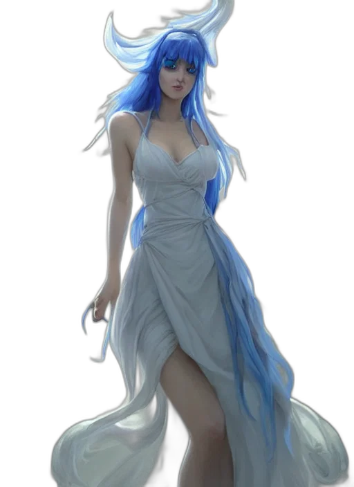 dress, fantasy art, concept art, 3d render transparent PNG cut-out