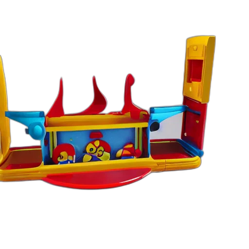 crown, furniture, 3d render, fisher-price transparent PNG cut-out
