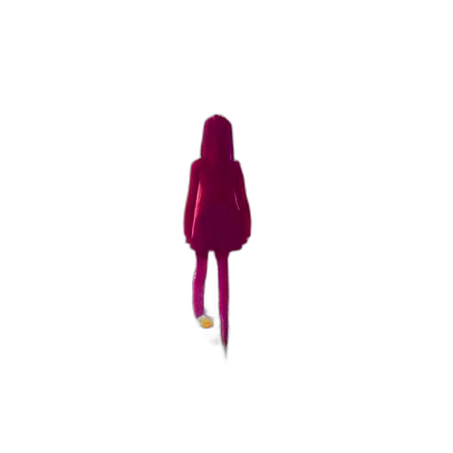 dress, umbrella, staff, hair transparent PNG cut-out