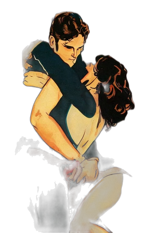 comic book art, concept art, watercolor, fantasy art, outer space, fire, underwater, golden transparent PNG cut-out