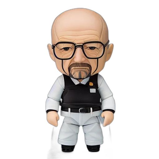 cartoon, nendoroid, walter, white transparent PNG cut-out