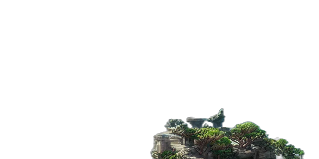 building, tree, staff, umbrella transparent PNG cut-out