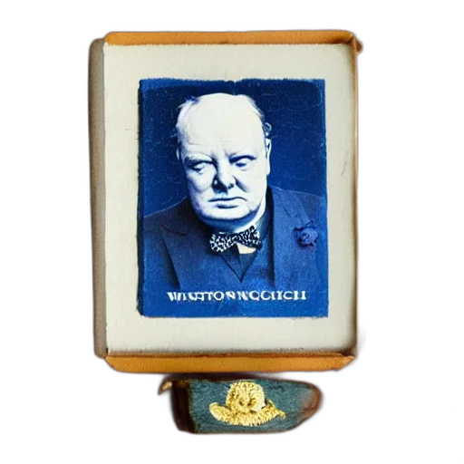 food, staff, jacket, photorealistic, winston, churchill, cigar, cyanotype transparent PNG cut-out
