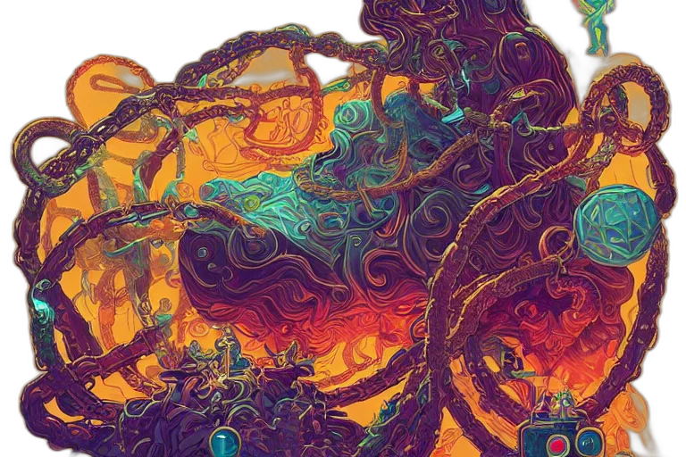 dragon, sword, hair, creature transparent PNG cut-out