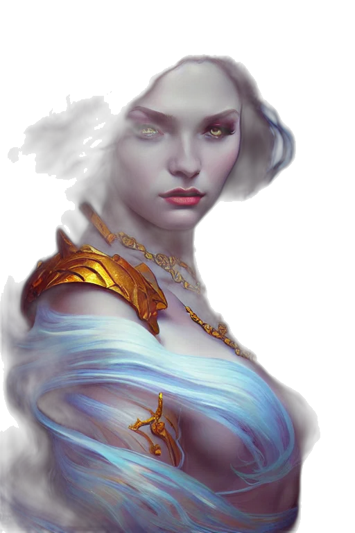 face, crown, fantasy art, concept art transparent PNG cut-out
