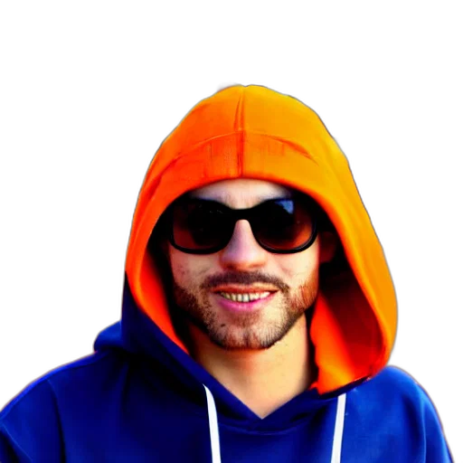 jacket, hat, face, mask transparent PNG cut-out