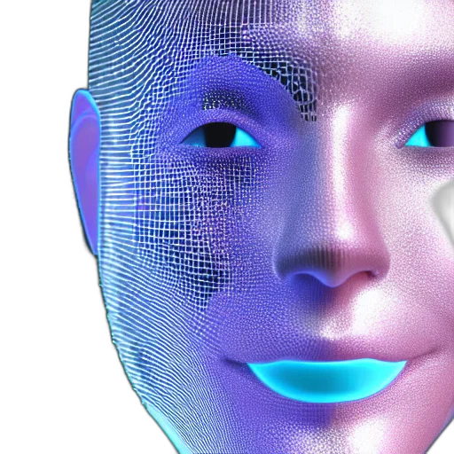 robot, face, mask, creature transparent PNG cut-out
