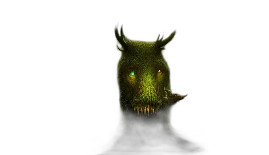 dragon, mask, creature, animal transparent PNG cut-out