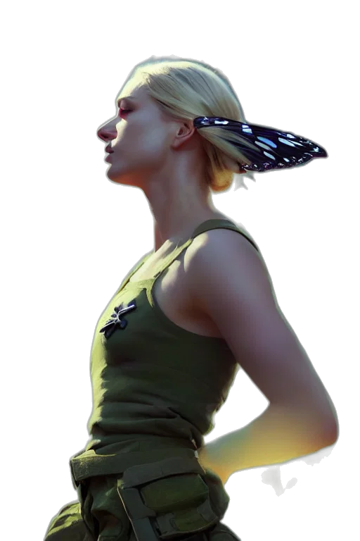 hat, dress, staff, crown, concept art, photorealistic, 3d render, fantasy art transparent PNG cut-out