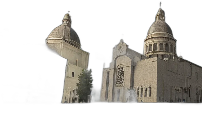building, crown, 3d render, concept art transparent PNG cut-out