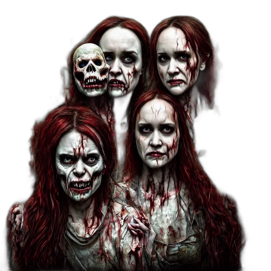 face, concept art, photorealistic, comic book art transparent PNG cut-out