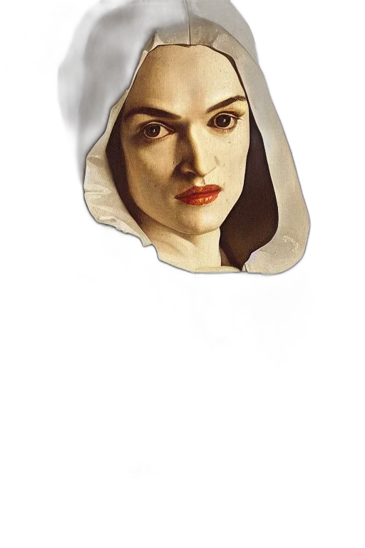 mask, face, hat, jewelry, photorealistic, concept art, fantasy art, oil painting transparent PNG cut-out